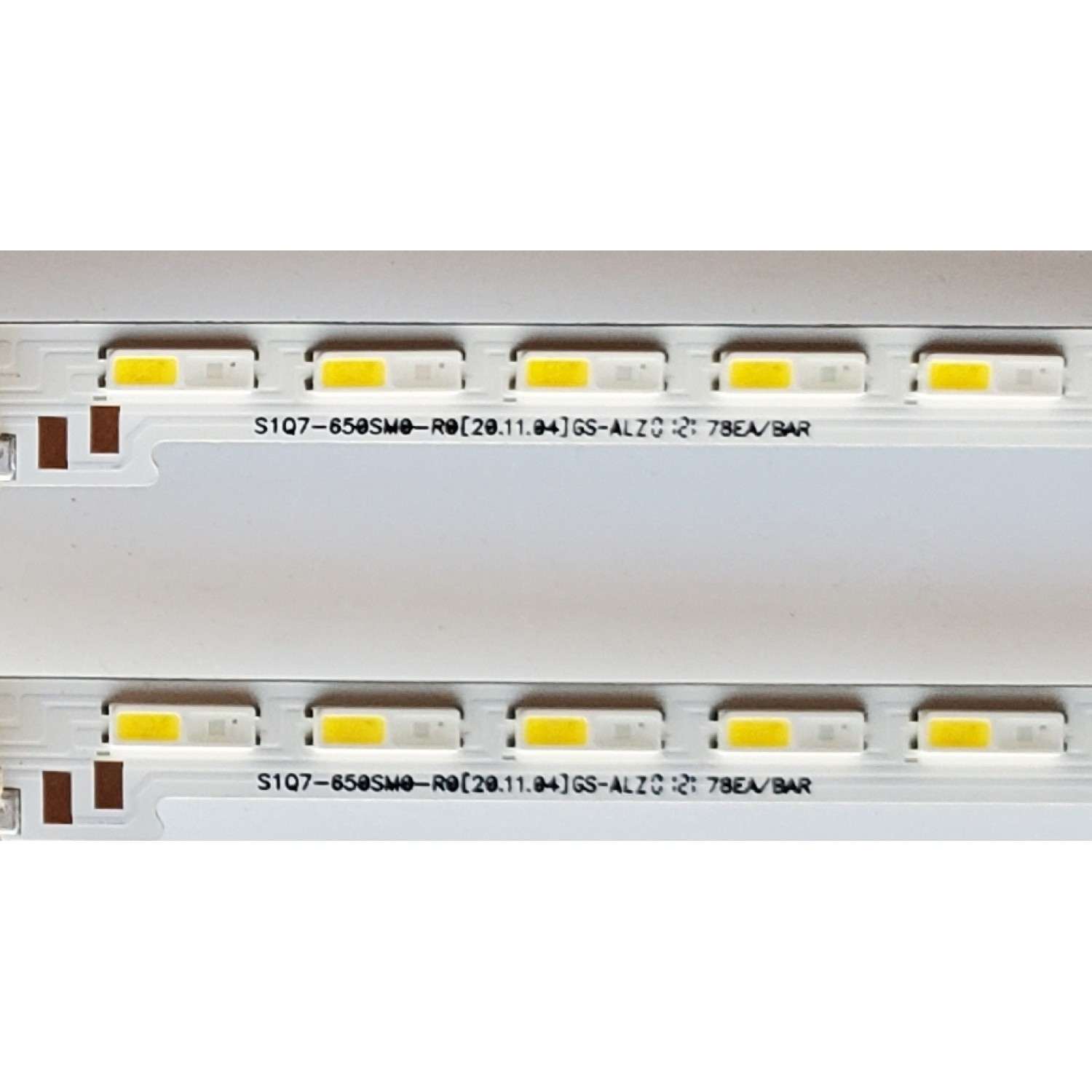 KIT DE LED'S PARA TV SAMSUNG ((2 PIEZAS)) NUMERO DE PARTE S1Q7-650SM0-R0 / PANEL CY-QA065HGLV1H / MODELOS QN65Q60AAFXZA / QN65Q6DAAFXZA / QN65LS03DDFXZA CA01 - Imagen 3